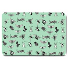 Insects Pattern Large Doormat by Valentinaart