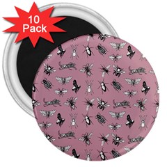 Insects pattern 3  Magnets (10 pack) 