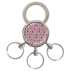 Insects pattern 3-Ring Key Chain