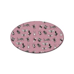 Insects pattern Sticker (Oval)
