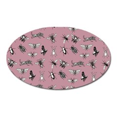 Insects pattern Oval Magnet