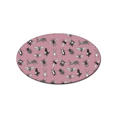 Insects pattern Sticker Oval (100 pack)