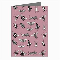 Insects pattern Greeting Cards (Pkg of 8)