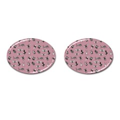 Insects Pattern Cufflinks (oval)