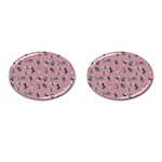 Insects pattern Cufflinks (Oval) Front(Pair)