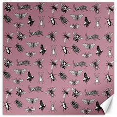 Insects pattern Canvas 16  x 16 