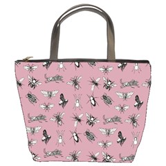 Insects pattern Bucket Bag