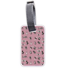 Insects Pattern Luggage Tag (one Side) by Valentinaart