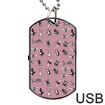 Insects pattern Dog Tag USB Flash (Two Sides) Front