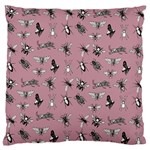 Insects pattern Large Flano Cushion Case (Two Sides) Front