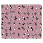 Insects pattern Double Sided Flano Blanket (Small)  50 x40  Blanket Front