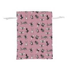 Insects pattern Lightweight Drawstring Pouch (L)