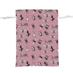 Insects pattern Lightweight Drawstring Pouch (XL)