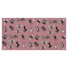 Insects Pattern Banner And Sign 6  X 3  by Valentinaart