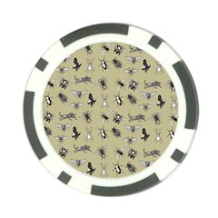 Insects Pattern Poker Chip Card Guard