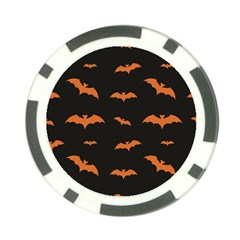 Bat Pattern Poker Chip Card Guard