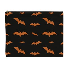 Bat Pattern Cosmetic Bag (xl) by Valentinaart