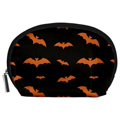 Bat Pattern Accessory Pouch (large) by Valentinaart