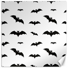 Bat Pattern Canvas 20  X 20  by Valentinaart