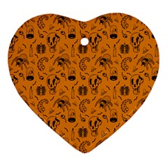 Halloween  Heart Ornament (two Sides)