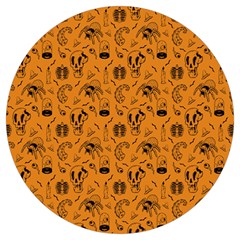 Halloween  Round Trivet by Valentinaart