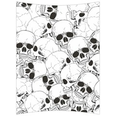 Skull Pattern Back Support Cushion by Valentinaart