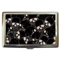 Skull Pattern Cigarette Money Case by Valentinaart