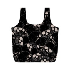 Skull pattern Full Print Recycle Bag (M)