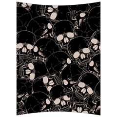 Skull Pattern Back Support Cushion by Valentinaart