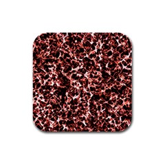 Red Universe Rubber Square Coaster (4 Pack)