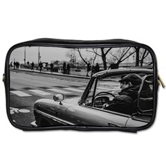 Convertible Classic Car At Paris Street Toiletries Bag (two Sides) by dflcprintsclothing