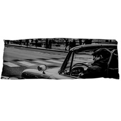 Convertible Classic Car At Paris Street Body Pillow Case (dakimakura) by dflcprintsclothing