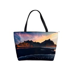 Beach Volcano Ocean Sunset Sunrise Iceland Classic Shoulder Handbag