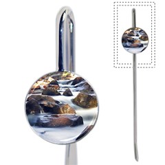 River Nature Stream Brook Water Rocks Landscape Book Mark by danenraven