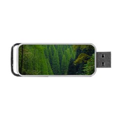 Forest Scenery Nature Trees Woods Portable Usb Flash (one Side) by danenraven