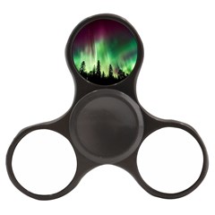 Aurora Borealis Northern Lights Forest Trees Woods Finger Spinner