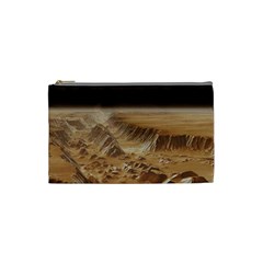 Mars Crater Planet Canyon Cliff Nasa Astronomy Cosmetic Bag (small) by danenraven