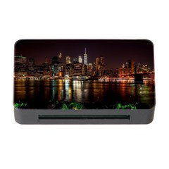 New York City Panorama Urban Hudson River Water Memory Card Reader With Cf by danenraven