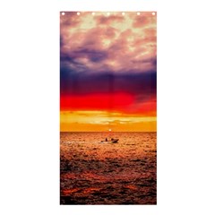 Denmark Sunset Dusk Sky Clouds Sea Ocean Water Shower Curtain 36  X 72  (stall)  by danenraven