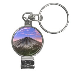 Mount Mountain Fuji Japan Volcano Mountains Nail Clippers Key Chain by danenraven