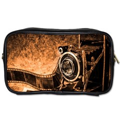 Camera Film Vintage Film Camera Old Old Camera Toiletries Bag (one Side) by danenraven