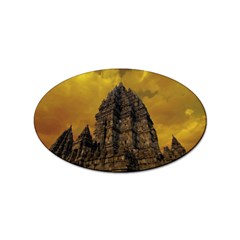 Temple Prambanan Java Indonesia Sticker Oval (10 Pack) by danenraven