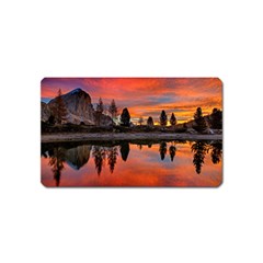 Lago Di Limides Dolomites Alps Italy Mountains Magnet (name Card) by danenraven