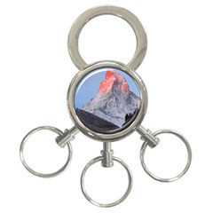 Matterhorn Mountain High Mountains Landscape 3-ring Key Chain by danenraven