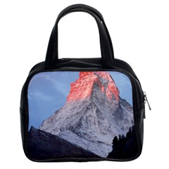Matterhorn Mountain High Mountains Landscape Classic Handbag (two Sides) by danenraven