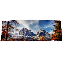 Dolomites Mountains Alps Alpine Trees Conifers Body Pillow Case Dakimakura (two Sides) by danenraven