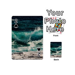 Sea Ocean Waves Seascape Beach Playing Cards 54 Designs (mini) by danenraven