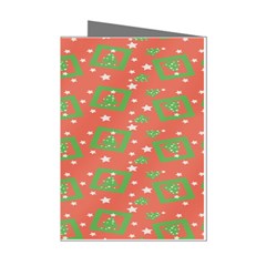 X Mas Texture Pack Mini Greeting Cards (pkg Of 8)