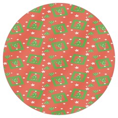 X Mas Texture Pack Round Trivet by artworkshop