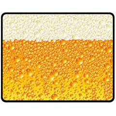 Bubble Beer Fleece Blanket (medium)  by artworkshop